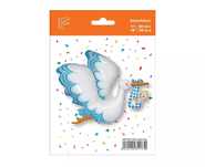 Balon Fol 80cm Bocian niebieski Go Pbh. Godan. Nowy Produkt