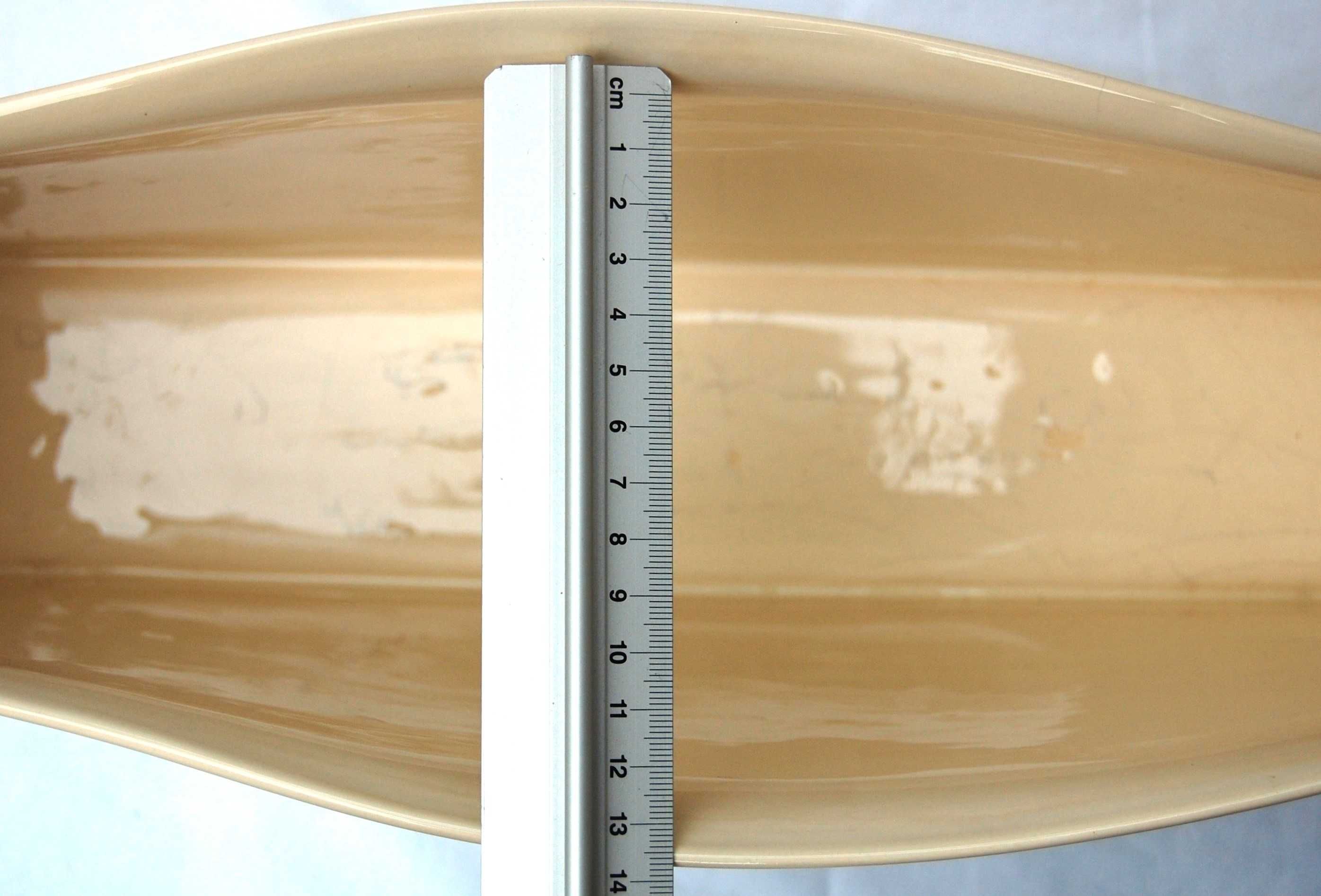 Doniczka ceramiczna, prostokątna osłonka na storczyki 38 x 15 cm