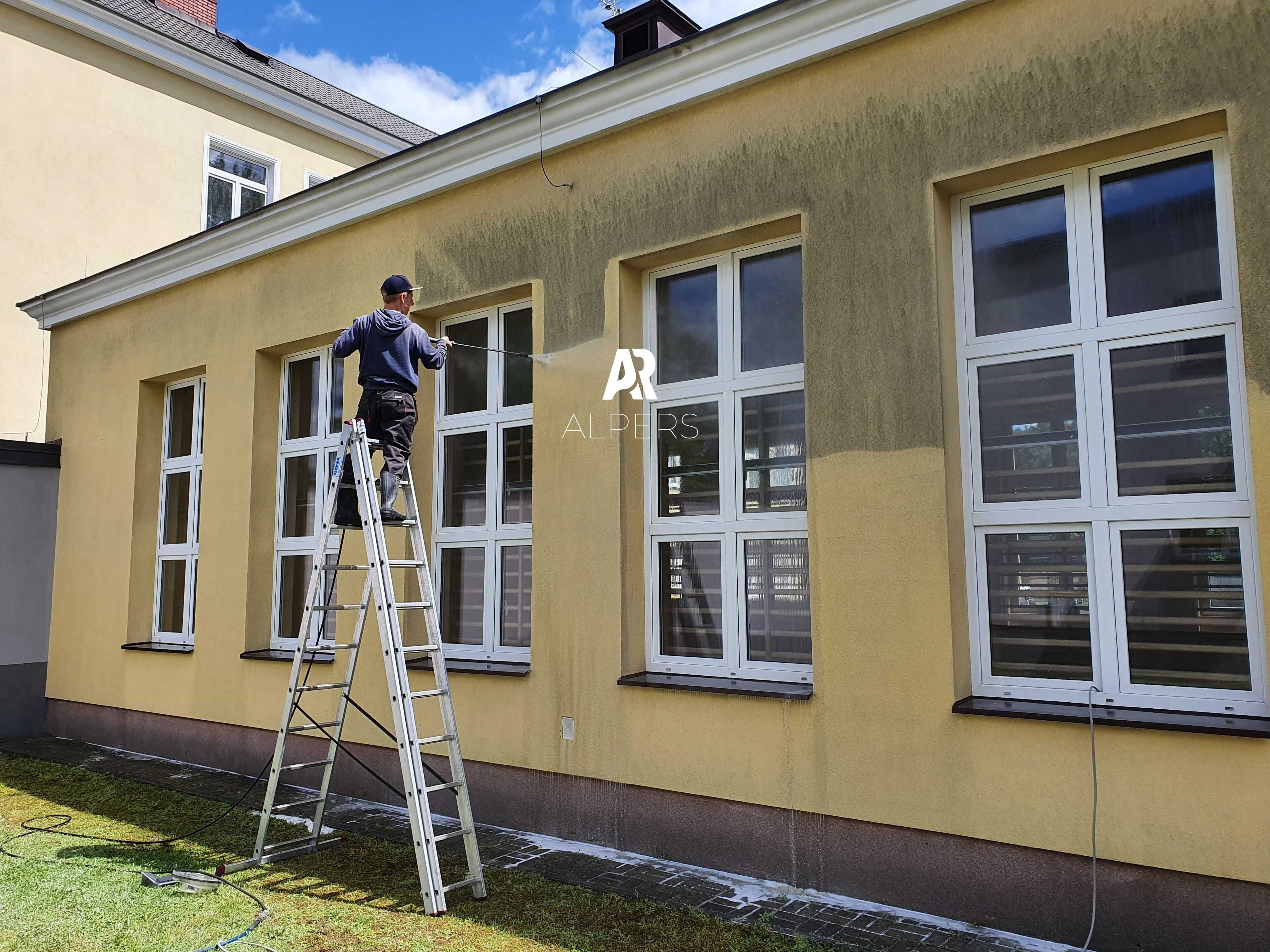 Mycie Malowanie Dachów Elewacji Czyszczenie kostki brukowej rynien
