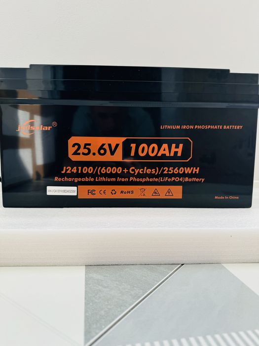 АКЦІЯ В НАЯВНОСТІ JsdSolar Новий LiFePo4 акумулятор 100Ah BMS Smart