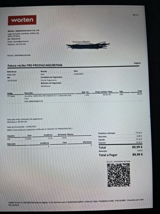 Soundbar Samsung HW-c400/zf 2.0 + fatura+ garantia