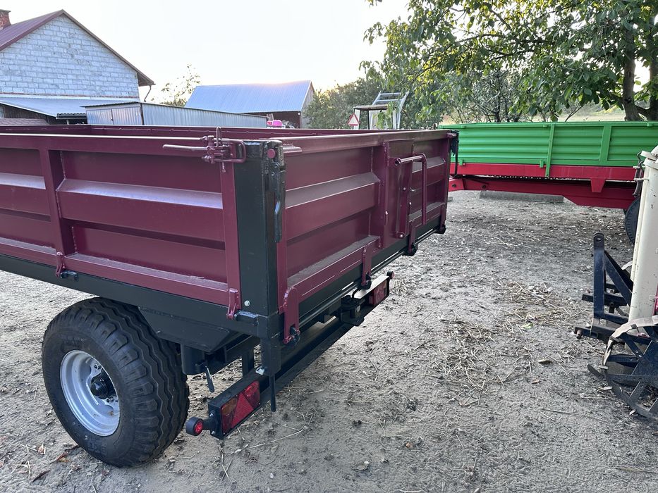 Przyczepa jednoosiowa wywrotka