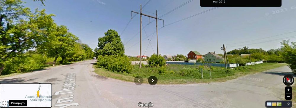 Щасливе Фасадна ділянка 10 сот, кутова. Під комерцію!