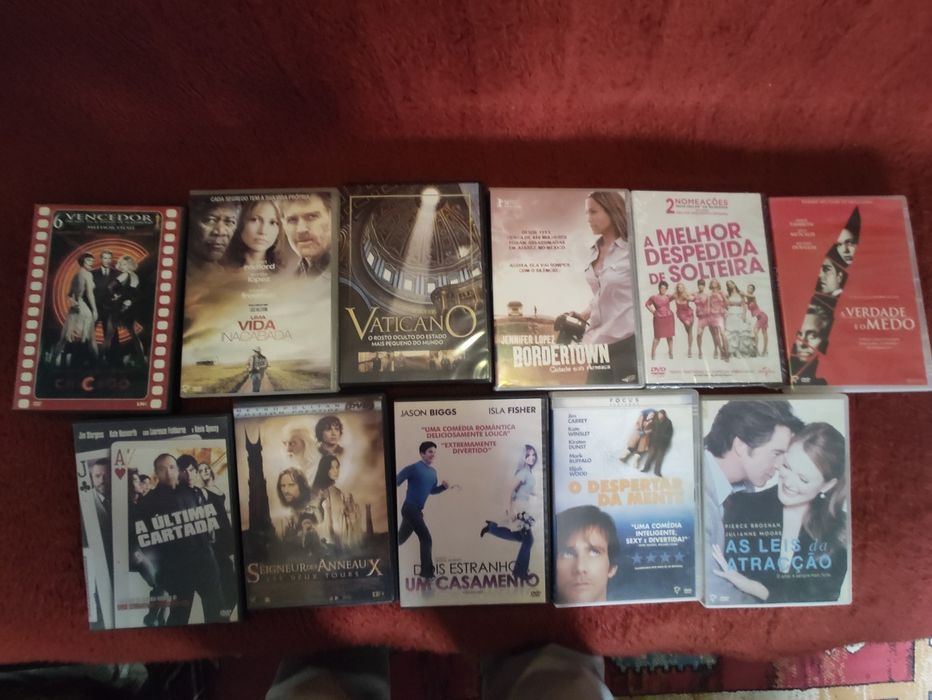Filmes em DVD como novos