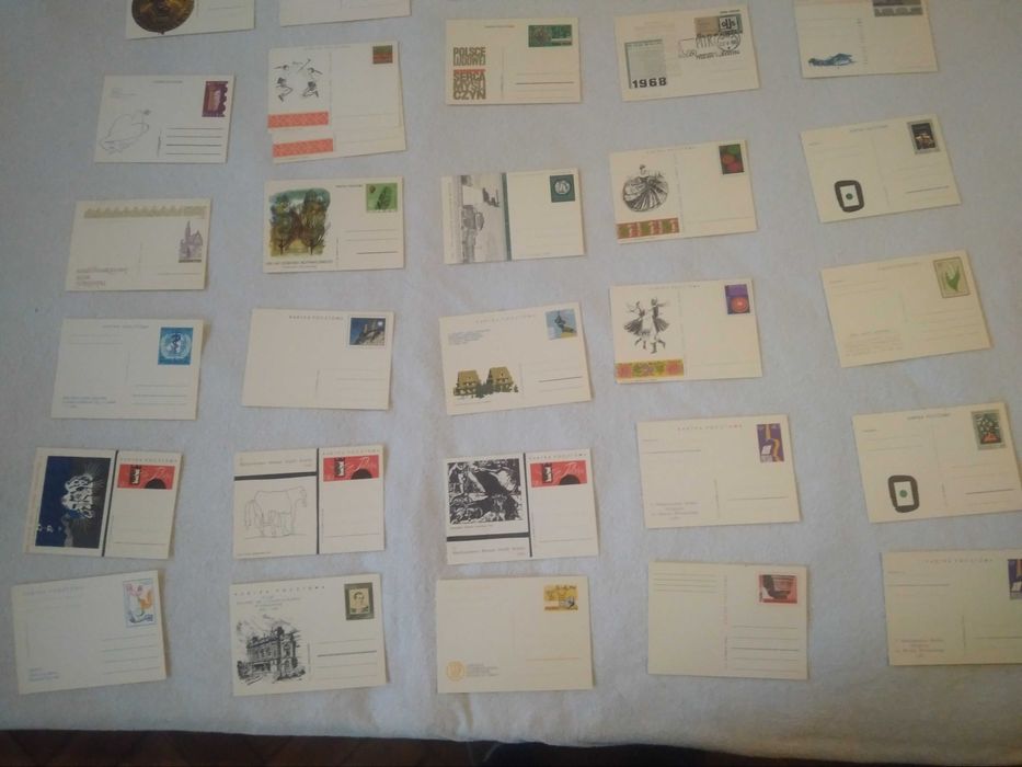 pocztówki PRL lata 50. 60. 70.