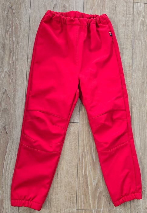 Spodnie Mybasic Softshell czerwone 122-128