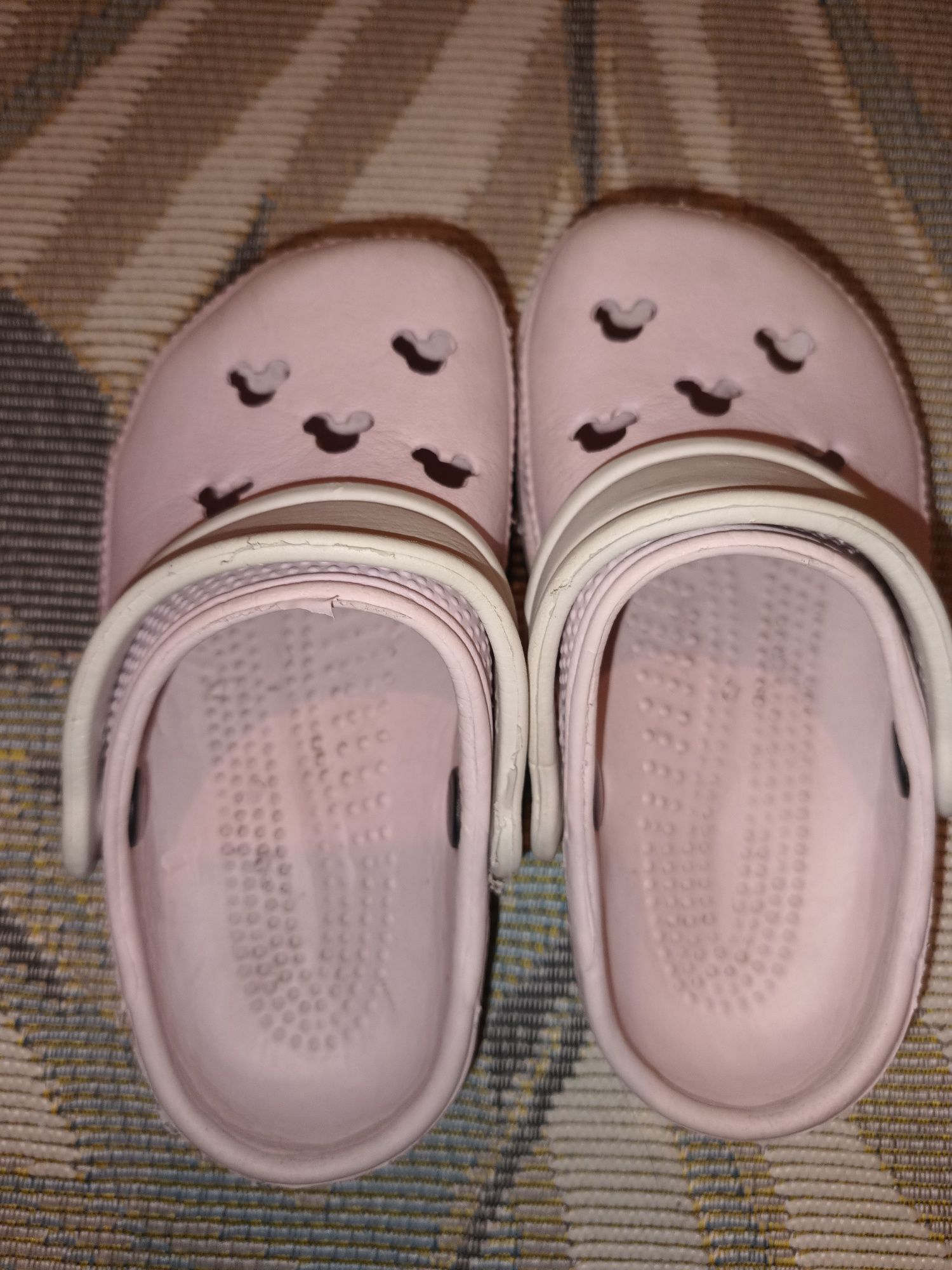 Buty klapki chodaki typu Crocs dziewczęce rozmiar 25 Miki