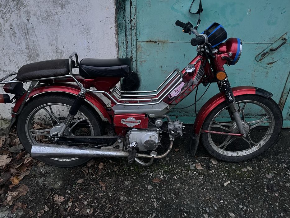 Скутер мопед Дельта на ходу!