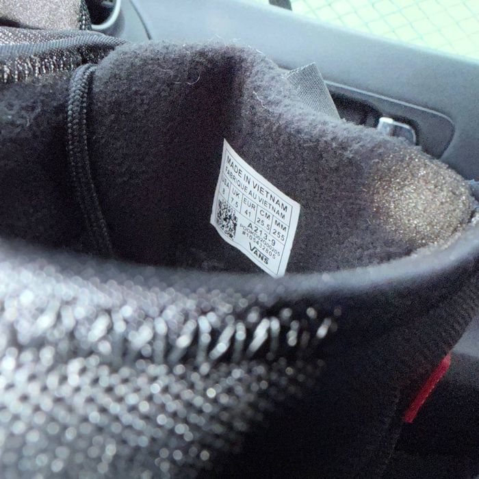 Чоловічі зимові кросівки ванс чорні хутро Vans Old Skool MTE Gore Tex