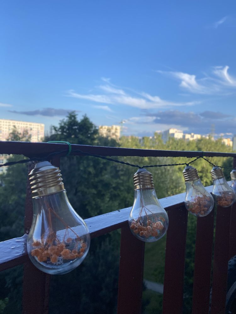 Lampki ogrodowe / balkonowe