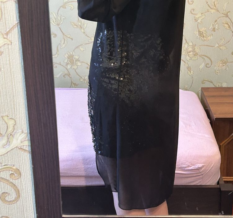 Платье черное, размер М