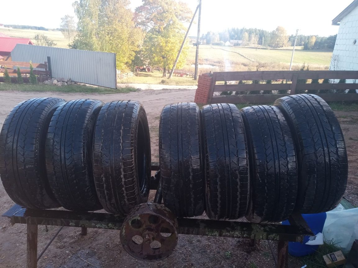 Opony zimowe Nankang Snow SL-6 215/60/17c 8mm jak nowe dostawczy bus