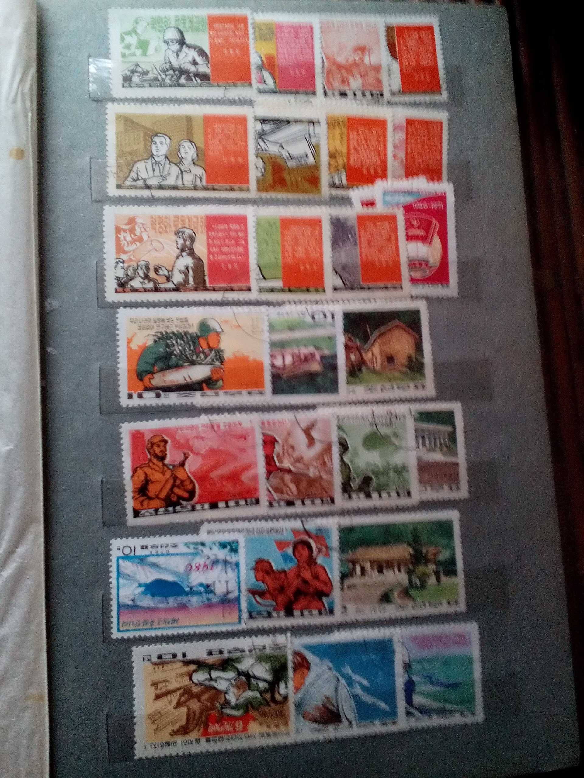 марка    блок Корея 1960 х 1970 х годов