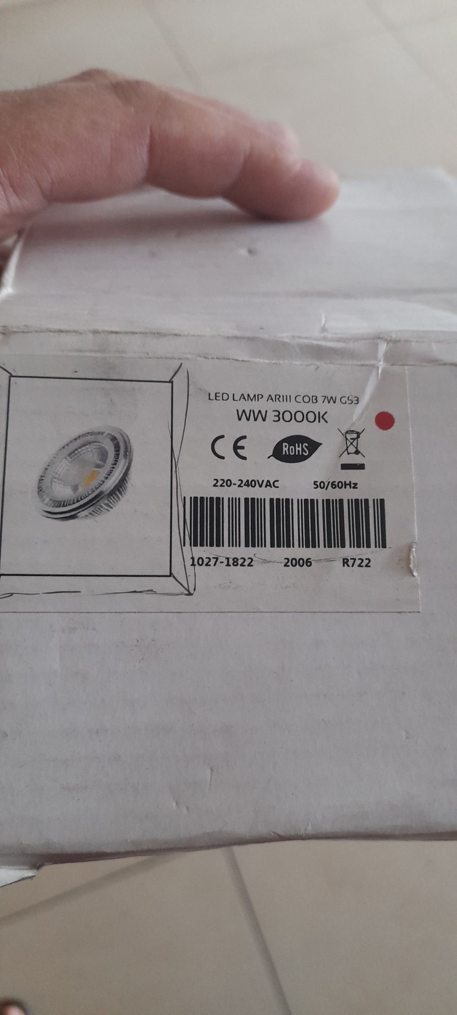 Foco Led em carcaça de alumínio