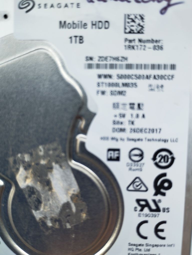 Dysk Seagate Mobile HDD