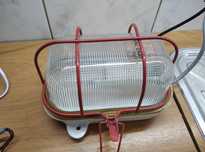 Lampa loftowa industrialna schronowa z dużym gwintem