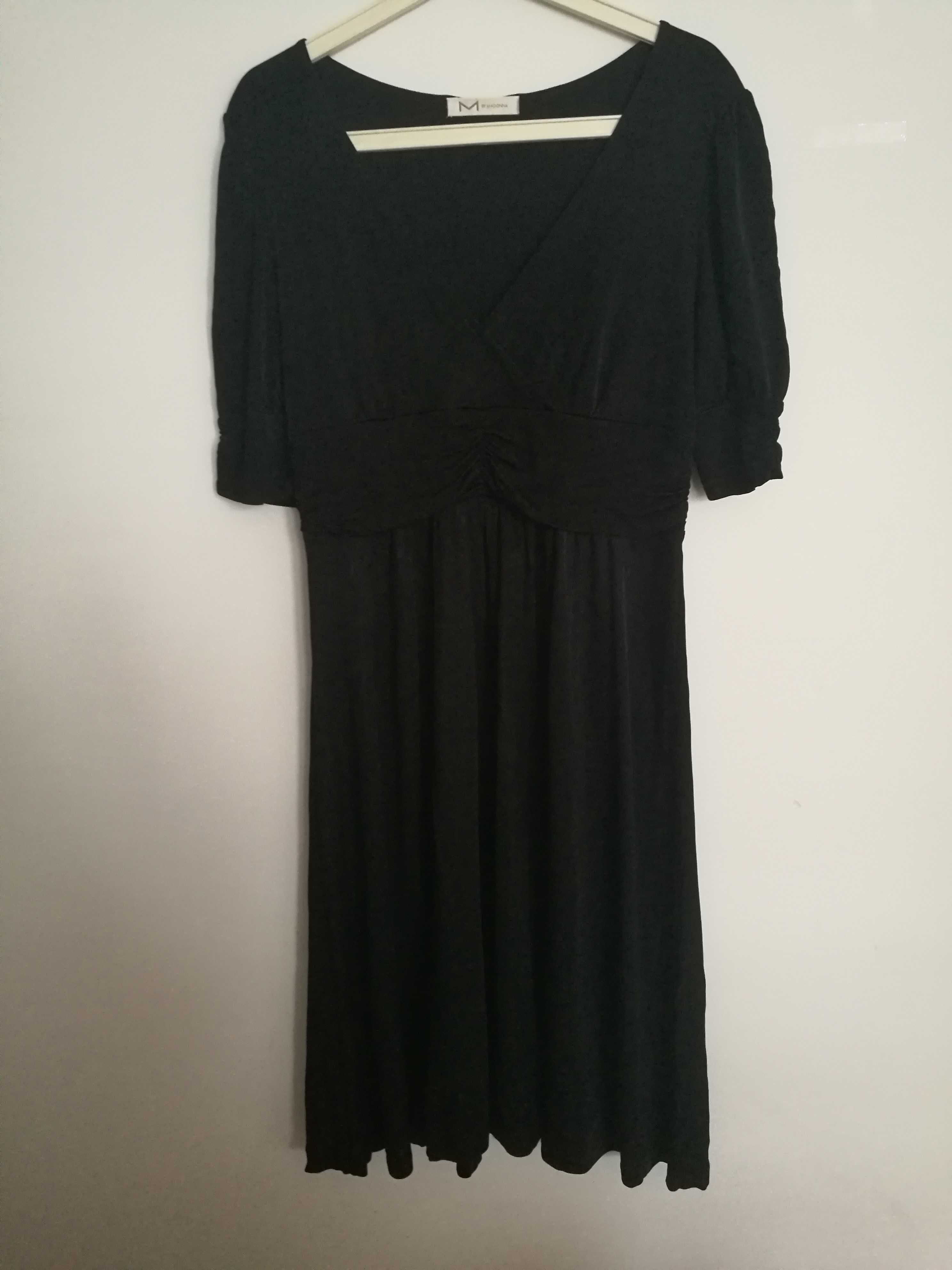 H&M, rozmiar 42, jak nowa czarna suknia