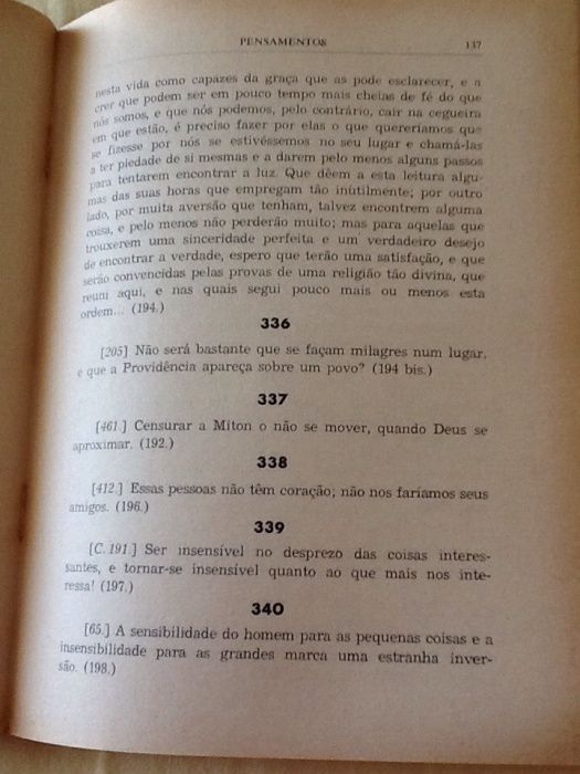 1954- Pensamentos - Circulos do Humanismo Cristao - Portes Gratis