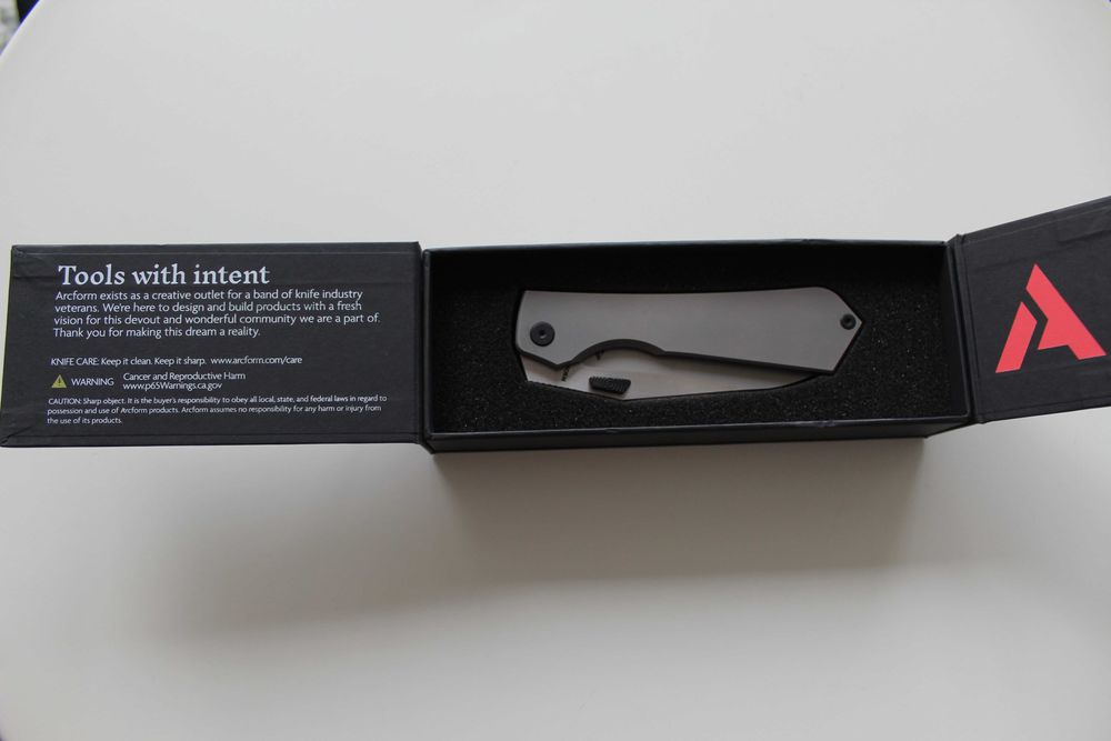 Ніж складний, нож, Arcform Theory M390, Титан, упаковка, новый