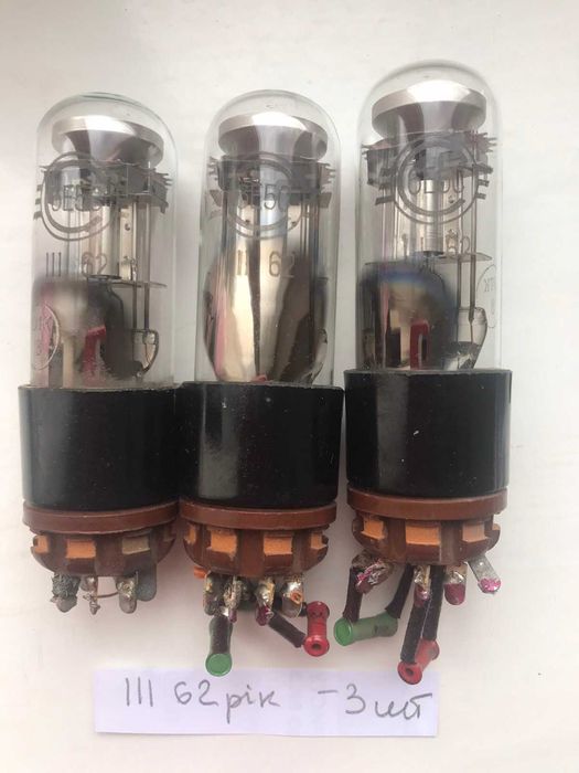 вживані радіолампи в гарному ст. ФЭУ 85, 6Е5С,Г 807, 6Н8С, 6Ж1П, СГ16П