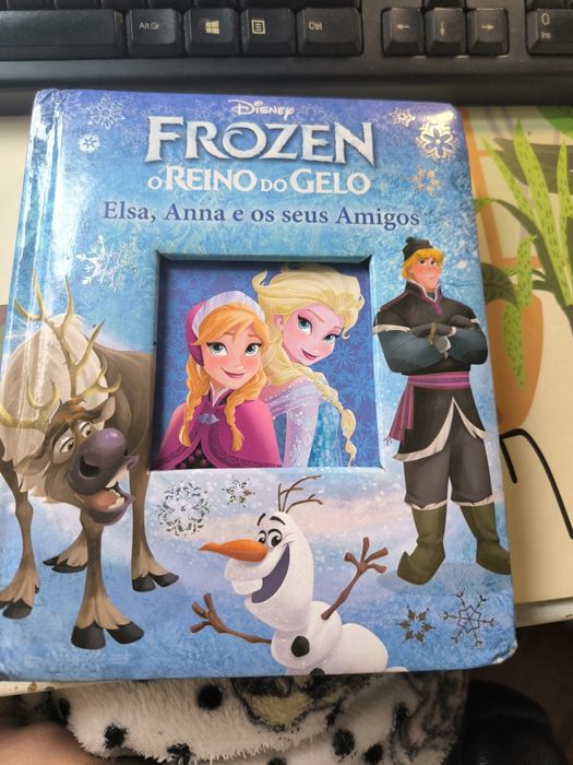 Livros infantis histórias Frozen rebuçado 4 anis