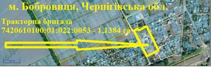 База, майстерня, склади запчастин та нафтопродуктів місто Бобровиця