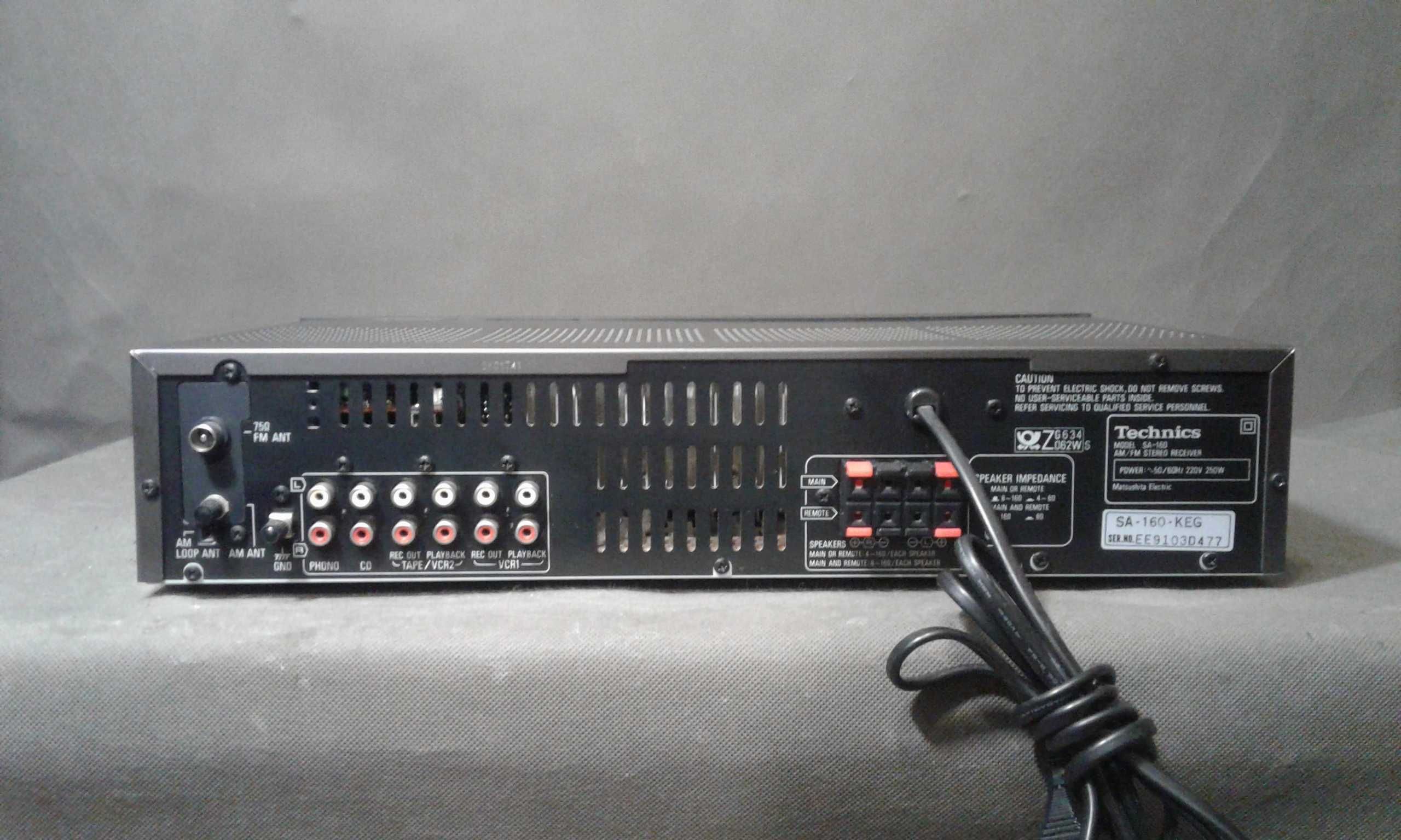 TECHNICS SA-160,amplituner z korektorem