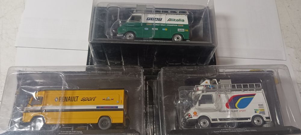 Rally carrinhas assistência 1/43 (lote n5)