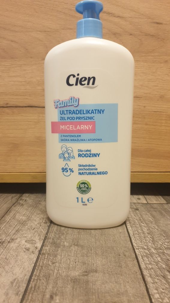 Micelarny żel pod prysznic i płyn do kąpieli z pantenolem 1 L Cien