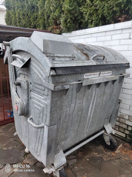 Продам оцинкованный контейнер, бак для мусора б/у