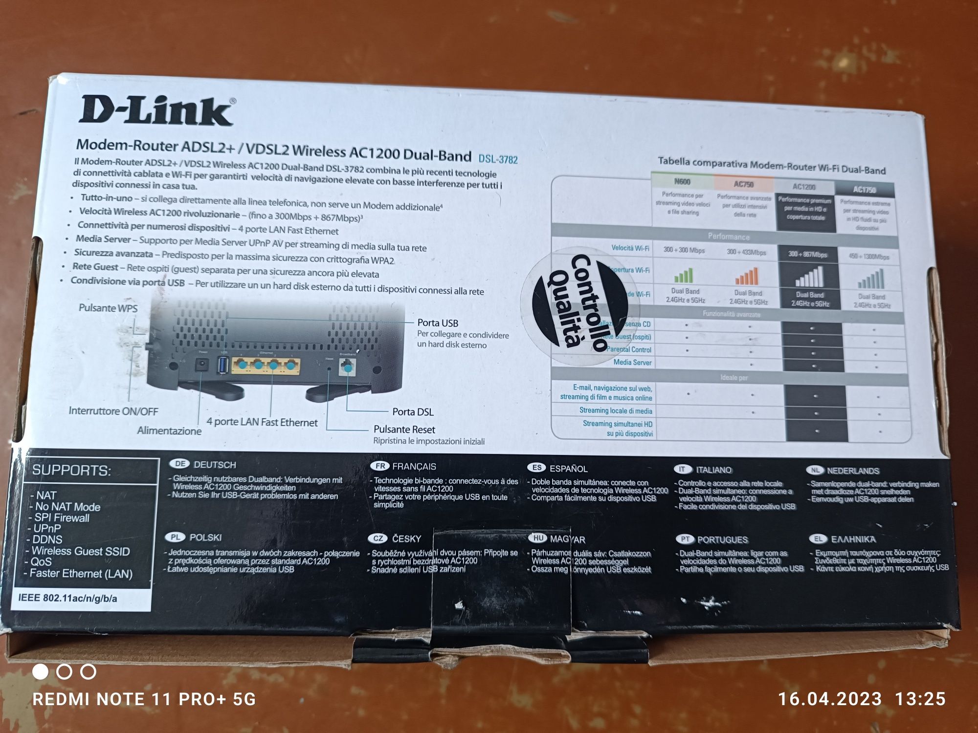 Роутер D-Link DSL-3782