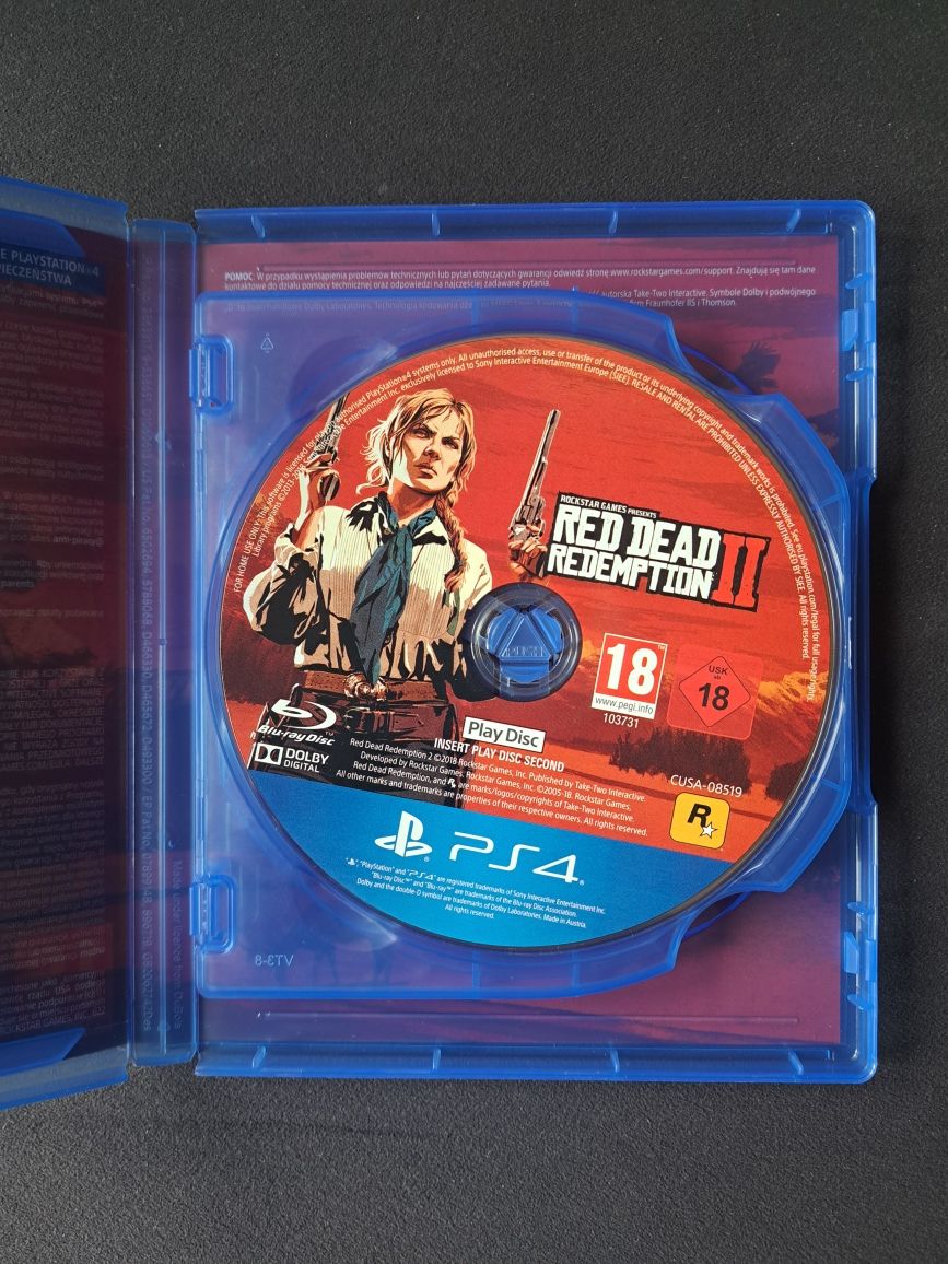 Red Dead Redemption 2 PL Ps4 Jak nowa