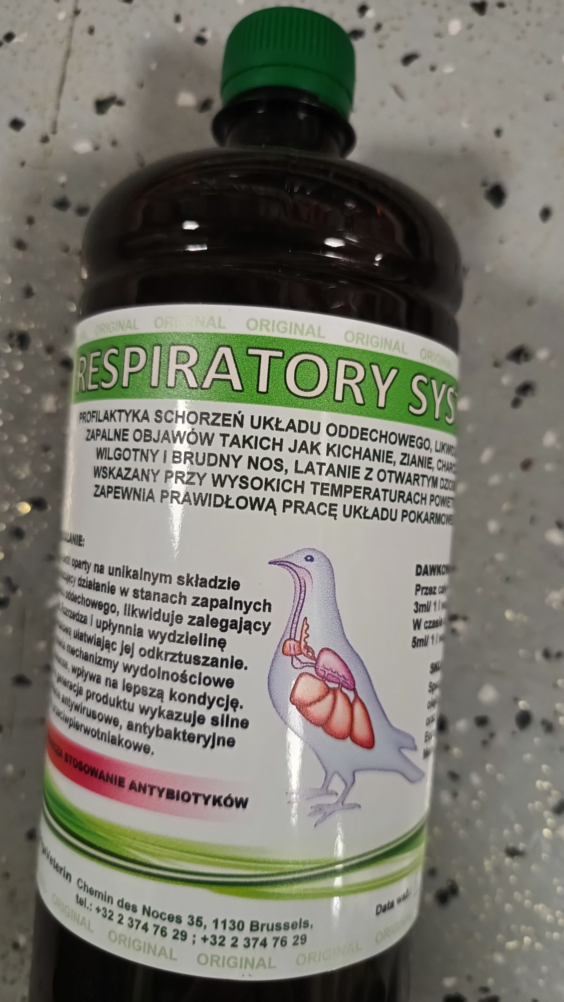 Adeno salmostop respiratory trichomatic zestaw dla gołębi kur bażant