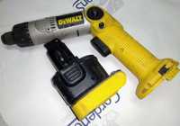 Отвертка шуруповерт Dewalt DW920 + переходник на АКБ 18/20В