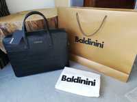 Nowa skórzana torba biznesowa na laptopa Baldinini