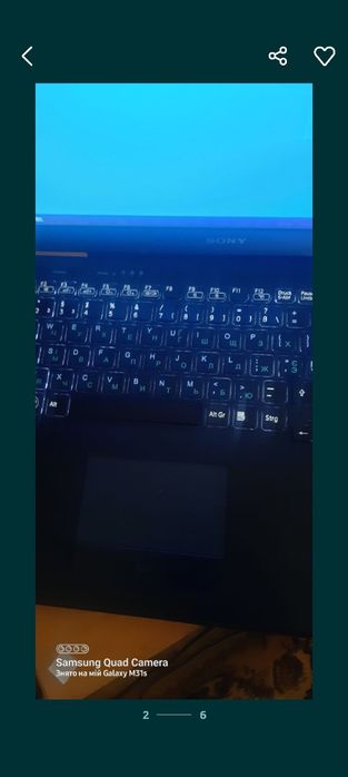 Продам ноутбук SONY intel core i7 матриця FHD
