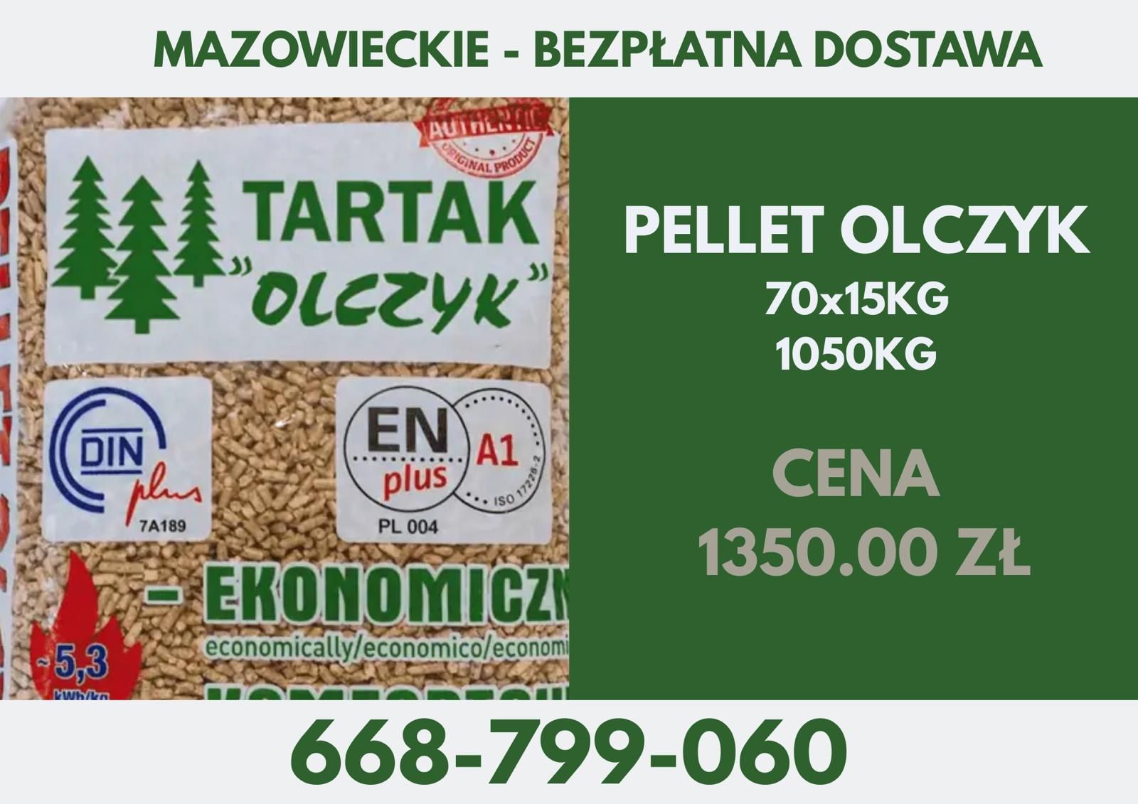 PELLET OLCZYK - Mazowieckie bezpłatna dostawa !!!