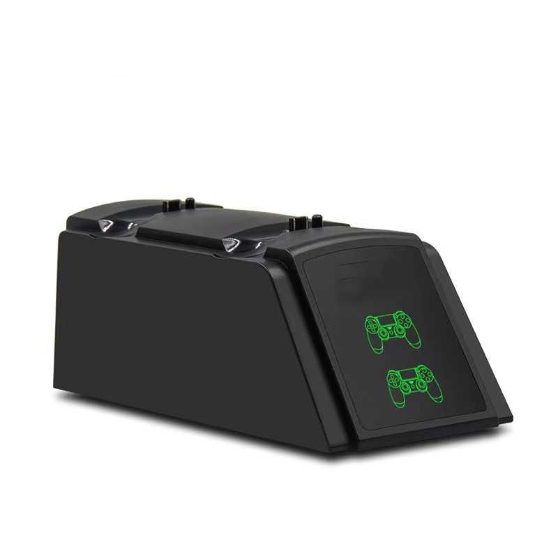 PS4 Carregamento Rápido Dock Carregador Duplo com Indicador de Carga