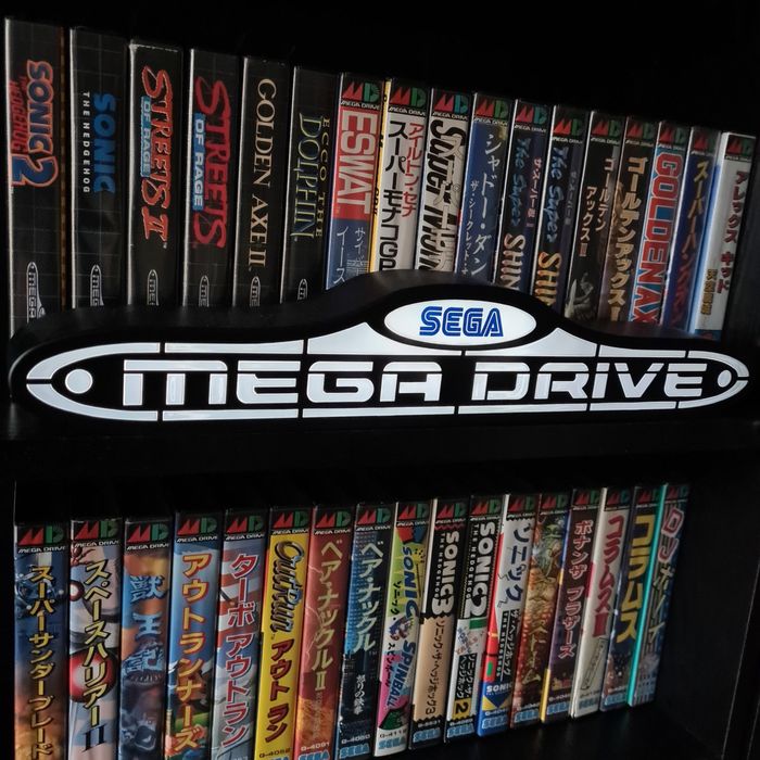 Sega Mega Drive Light Sign оригинал