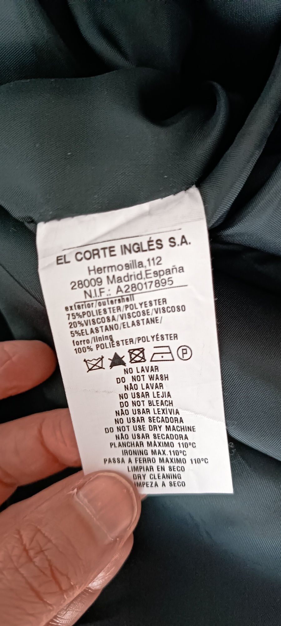 Vestido El corte inglês