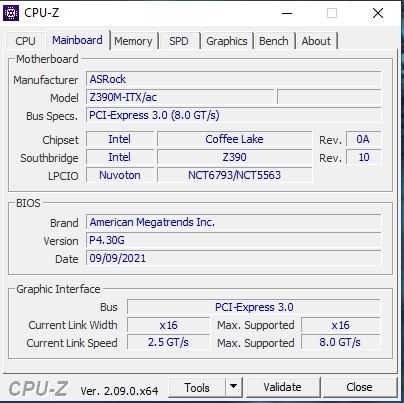 Комплект AsRock Z390M-ITX/ac + Intel Core i5-9600K + 2x8Gb DDR4