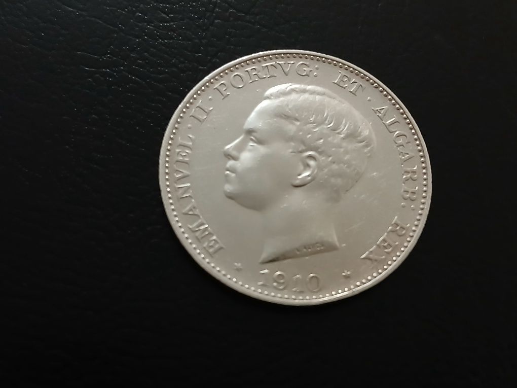 Moeda de prata 500 Reis 1910 (Guerra Peninsular )