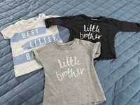 Koszulki dla chłopca little brother 62-68