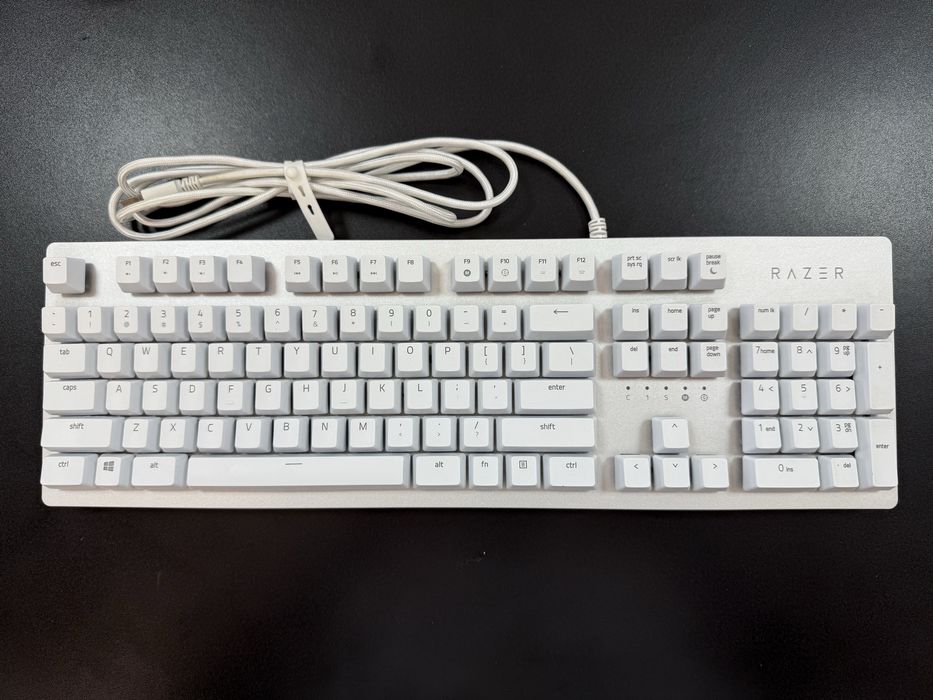 Razer Huntsman Mercury Teclado Mecânico Gaming RGB - Inglês USA
