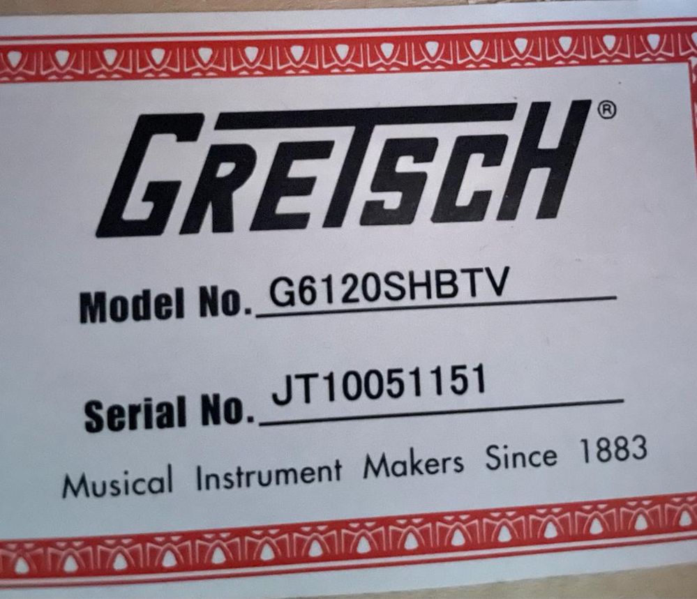 Gitara elektryczna GRETSCH brian setser hot rod  model G6120SHBTV