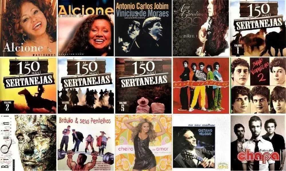 85 CDs - Música Brasileira - Raros - Muito Bom Estado