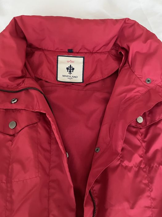 Kurtka sportowa damska rozm.L czerwona jak nowa