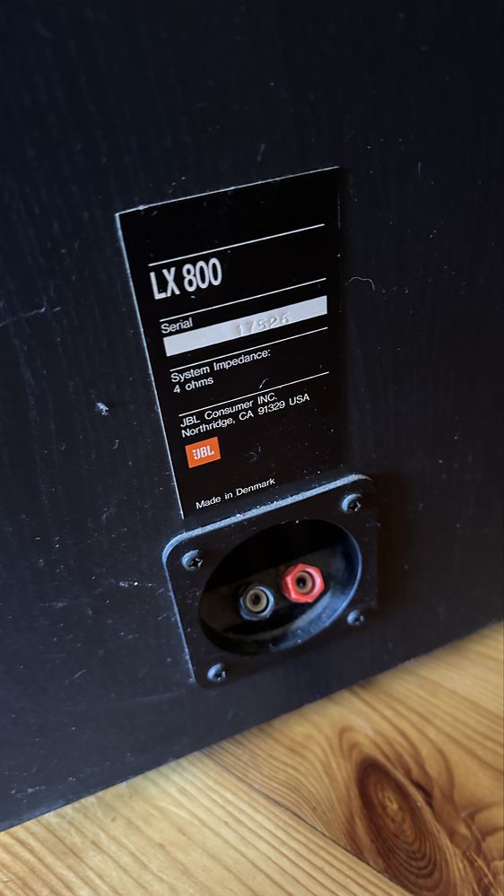 Potezne i swietnie grajace kolumny JBL LX800