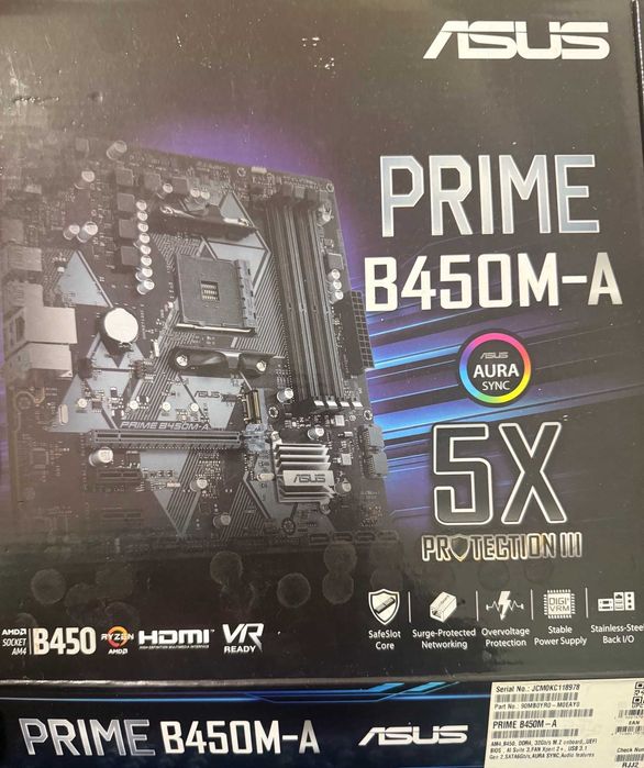 Motherboard Asus PRIME B450M-A