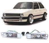 PISCAS FRONTAIS VOLKSWAGEN VW GOLF 2 84-91 CROMADO